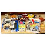 Large Lot of Hand Tools, Tool Organizers, Miter Box, Jet Torch Kit, and Hardware Storage, Vintage Tolls and Cabbage Slicer and so much more!!!