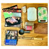 BBQ Grilling and Kitchen Tool Set with Grill Mats and Accessories