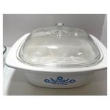 Collection of CorningWare and Pyrex Bakeware with Glass Lids