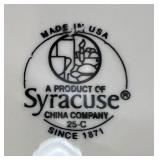 Syracuse China Minnesota Seal Oval Platter and Creamer Set