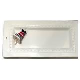 Nora Fleming Serving Platter Set with Salt & Pepper Shakers and 7 Ceramic Minis