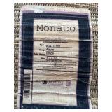 Couristan Monaco Azure Stripe Outdoor Rug - 88" x 63"