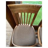 Set of 4 Mikhail Darafeev Swivel Bar Stools with Upholstered Seats