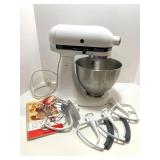 KitchenAid Classic Plus Stand Mixer with Attachments and Recipe Book