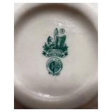 Pair of Belleek Ireland Porcelain Vases with Fish Handles