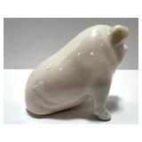 Set of 2 Belleek Ireland Porcelain Pig Figurines