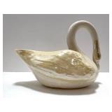 Pair of Belleek Ireland Porcelain Swan Dishes