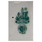 Set of 3 Belleek Ireland Porcelain Flower Trumpet Bud Vases