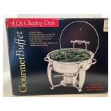 Mr. Coffee Electric Kettle and Gourmet Buffet 4 Quart Chafing Dish Set