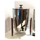 Coffee Service Lot with Large Percolator, Krups Maker, Carafe, and Travel Mugs