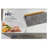 Kitchenware Set Including Crate & Barrel Wooden Tray, Storage Containers, Dispensers, and Bacon Press