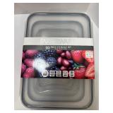 Kitchenware Set Including Crate & Barrel Wooden Tray, Storage Containers, Dispensers, and Bacon Press