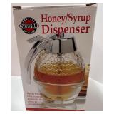 Kitchenware Set Including Crate & Barrel Wooden Tray, Storage Containers, Dispensers, and Bacon Press