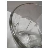 Set of 12 Hexagonal Clear Glass Tumblers
