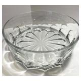 Collection of 7 Vintage Pressed Glass Serving Pieces and Bowls