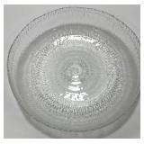 Arcoroc Clear Textured Glass Serving Bowl