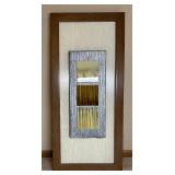 P. St Germain Framed Abstract Mixed Media Artwork