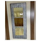 P. St Germain Framed Abstract Mixed Media Artwork