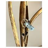 Florentia Italian Gilt Metal Floral Wall Sculpture