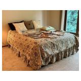 Large Collection of Bed Linens, Comforter Covers, Sheet Sets, and Decorative Pillows
