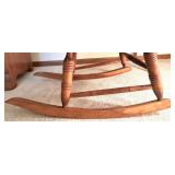 Vintage Wooden Windsor Style Rocking Chair