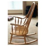 Wooden Windsor Style Rocking Chair