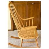 Wooden Windsor Style Rocking Chair
