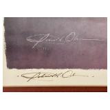 Framed Limited Edition Print Girl at Piano by Robert H. Olson 469/750