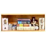 Collection of Catholic Religious Books, Statues, and Medals