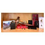 Collection of Catholic Religious Books, Statues, and Medals