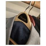 Large Assorted Clothing Collection Including Jackets, Shirts, and Blouses