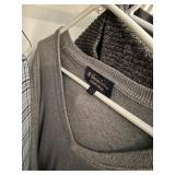 Large Assorted Clothing Collection Including Jackets, Shirts, and Blouses