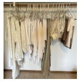 Collection of Assorted White and Cream Linens