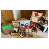 Holiday Decor Collection with Nativity Set, Christmas Boxes and Festive Accents