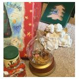 Holiday Decor Collection with Nativity Set, Christmas Boxes and Festive Accents
