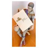 CYBIS Porcelain Figurine of Hamlet with Skull and Chair