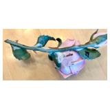 Collection of 6 Candlestick Holders with Dresden Porcelain Roses