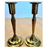 Collection of 6 Candlestick Holders with Dresden Porcelain Roses