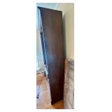 Thomasville Lighted Wood Display Cabinet with Glass Shelves and Storage