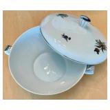 Seyei Fine China Dinnerware Set with Silver Floral Design