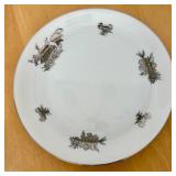 Seyei Fine China Hand Painted Dinnerware Set with Floral Motif