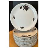 SEYEI China Fine Hand Painted 387 Nagoya Japan Dinnerware Set