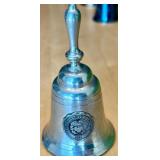 Decorative Collectibles Lot with Silver Bells, Pottery, Crystal, and Figurines