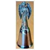 Decorative Collectibles Lot with Silver Bells, Pottery, Crystal, and Figurines