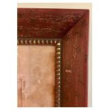 Framed Botanical Orchid Print with Ornate Wood Frame