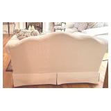 Daytons Upholstered Loveseat with Neutral Patterned Accent Pillows #1