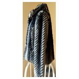 Baciano Faux Fur Striped Jacket Size Small