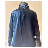 Baciano Faux Fur Striped Jacket Size Small