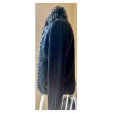 Baciano Faux Fur Striped Jacket Size Small