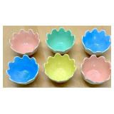 Assorted Italian Ceramic Serving Set with Fruit Tray, Pitcher, Plates and Bowls